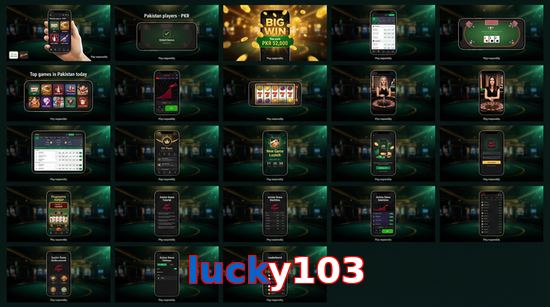 Main screen of Lucky103 bet page for PK players