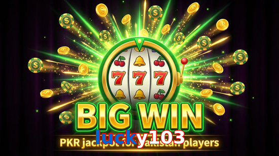 Big win animation on Lucky103 slot game